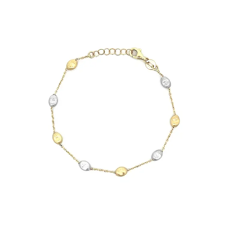 Gold-Kombi-Armband