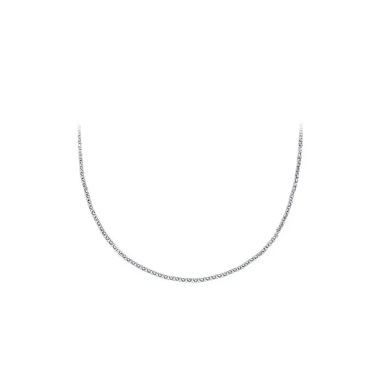 Weißgold Rolo-Kette