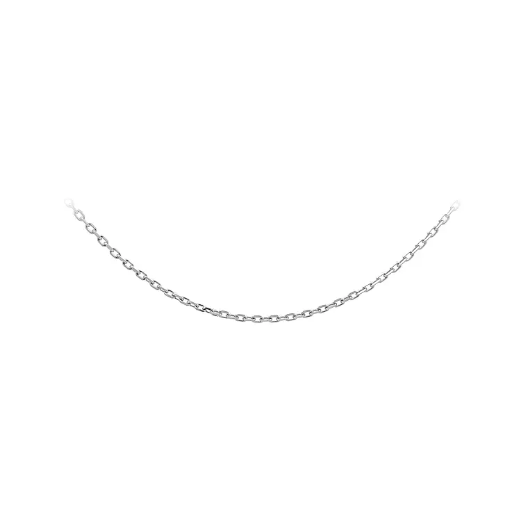 Weißgoldkette Anker