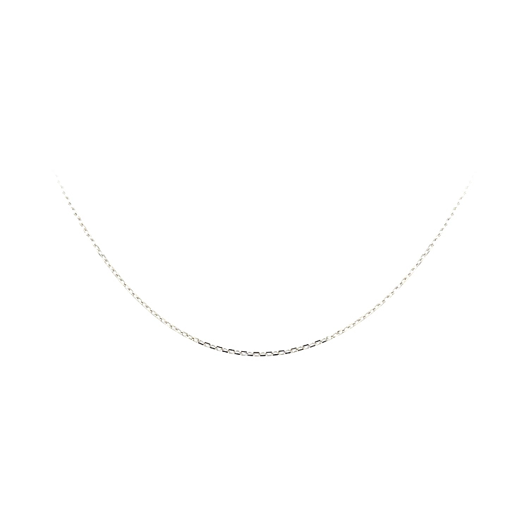 Weißgoldkette Anker