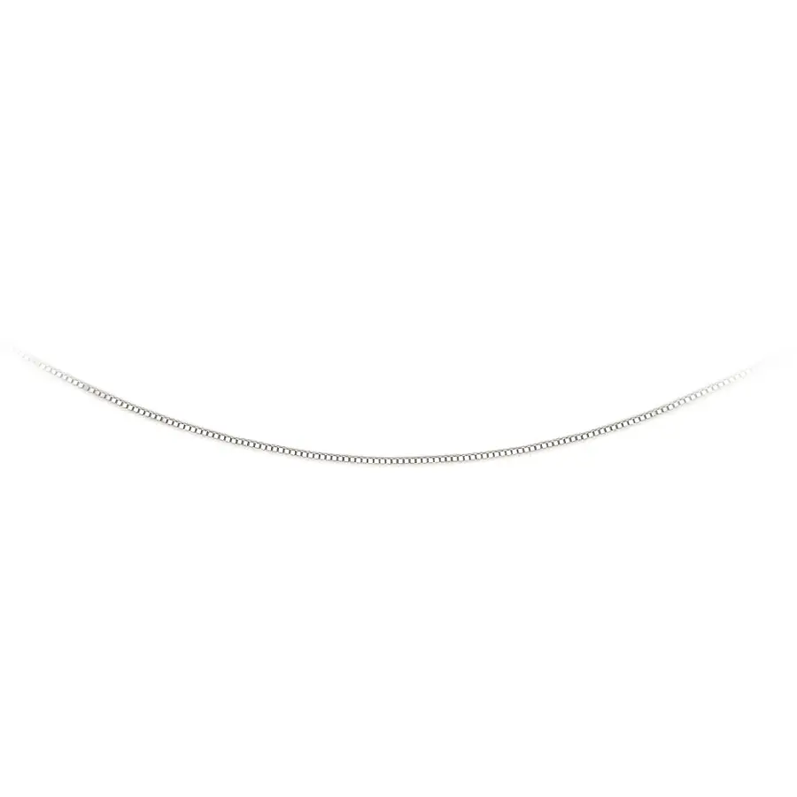 Kette Würfel - Weißgold Koskta