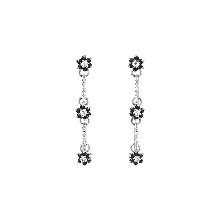 Goldohrringe mit Zirkonen