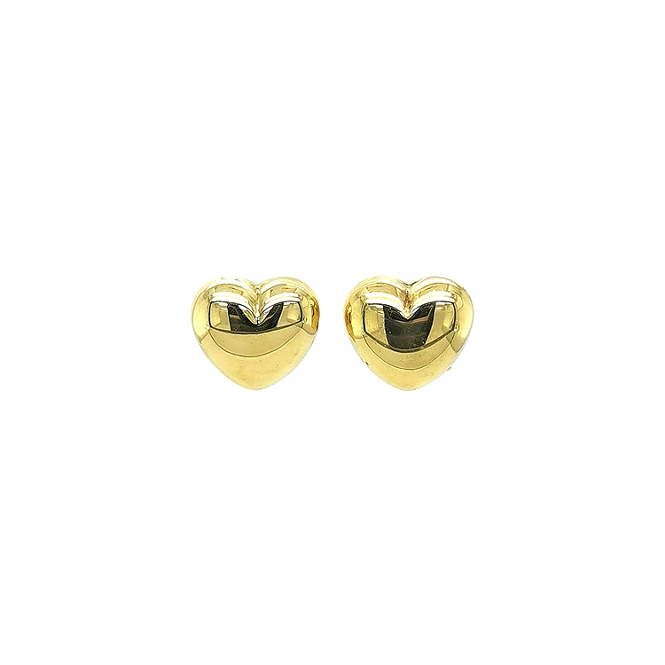 Goldherz-Ohrringe