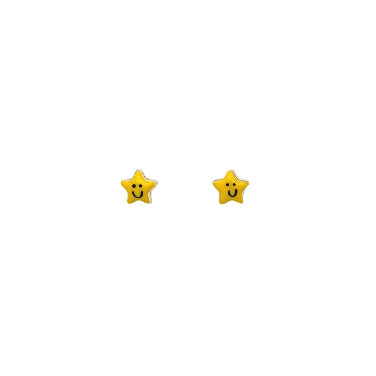 Gold Baby Star Ohrringe