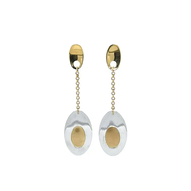 Ohrringe aus Kombinationsgold