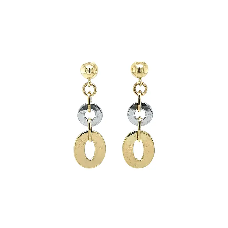 Ohrringe aus Kombinationsgold