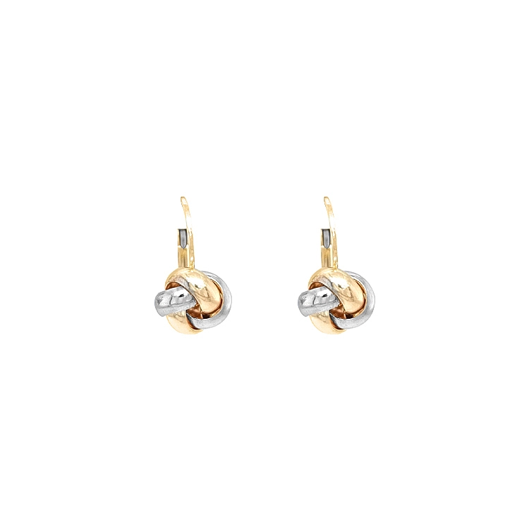 Gold-Ohrringe aus Kombinationsgold