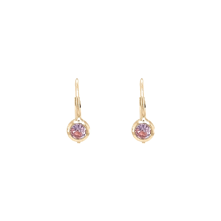 Gold-Ohrringe mit Zirkonen