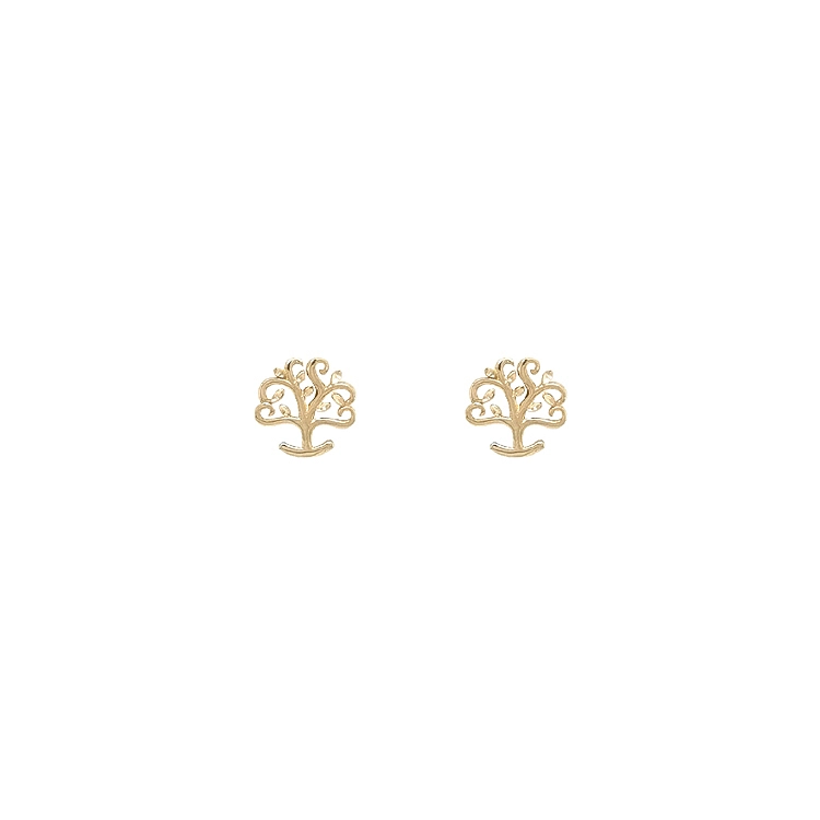 Gold-Ohrringe Baum von Zittau