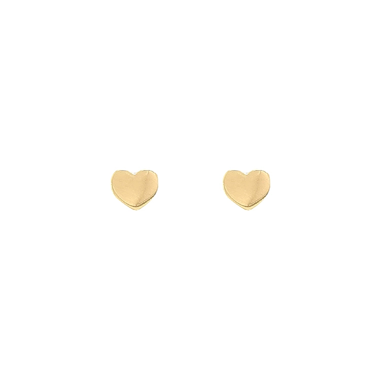 Gold-Ohrringe Herzen