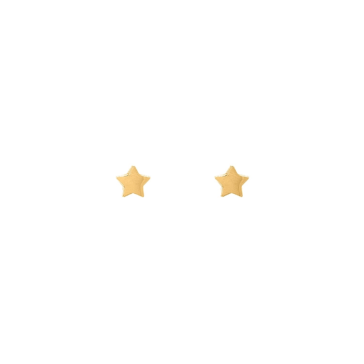 Gold-Ohrstecker Sterne