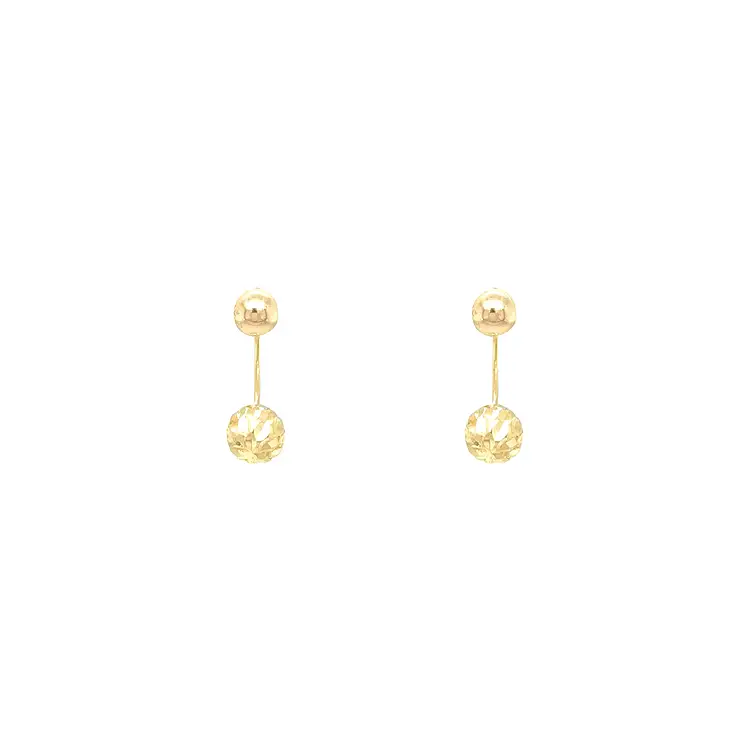 Gold-Ohrringe Perlen