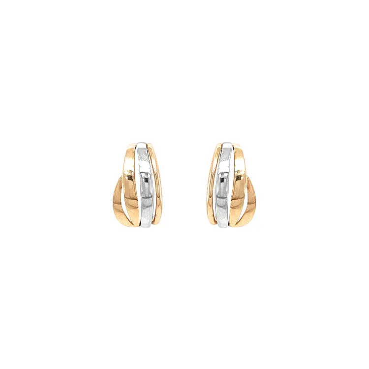 Ohrringe aus Kombinationsgold