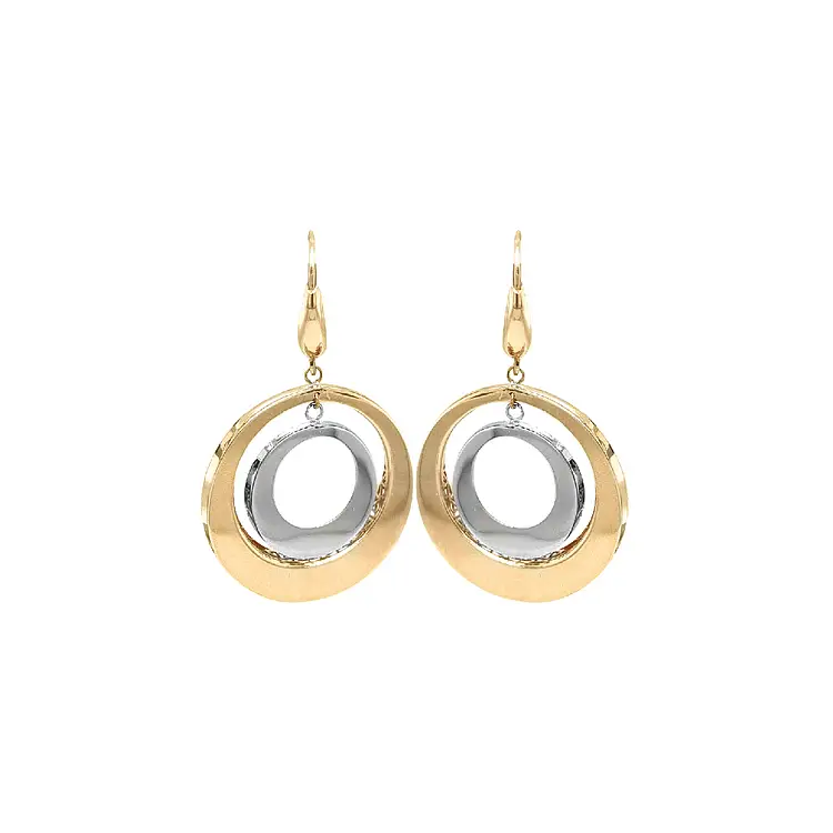 Gold-Kombi Ohrringe baumeln