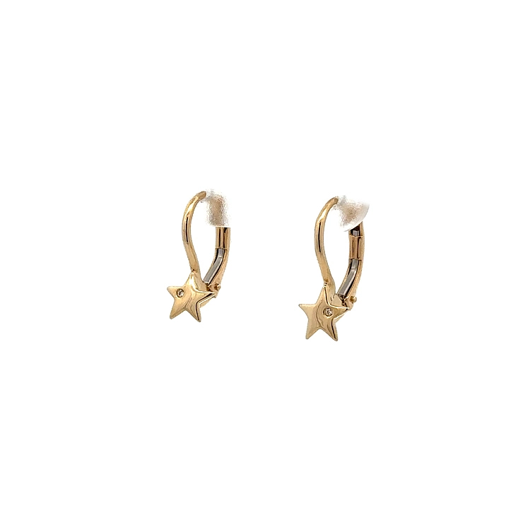 Gold-Ohrringe Sterne