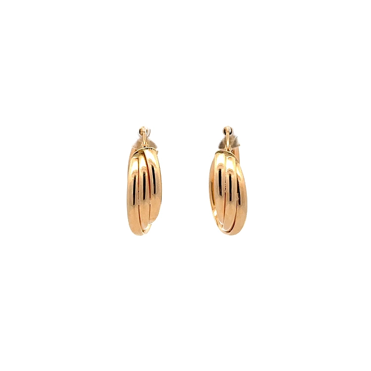 Gold Runde Ohrringe