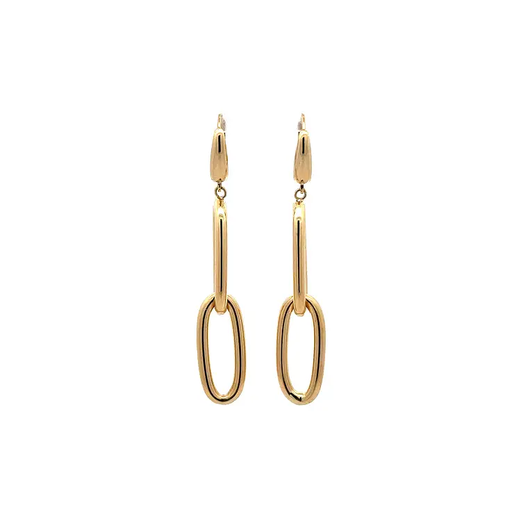 Zarte Anhänger-Ohrringe mit minimalistischem Design