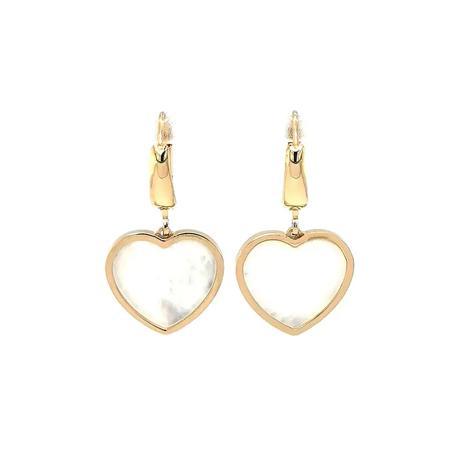 Goldohrringe mit Perle