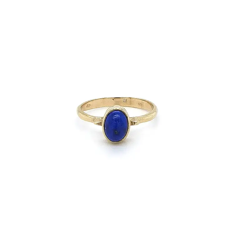 Goldring mit Lapislazuli