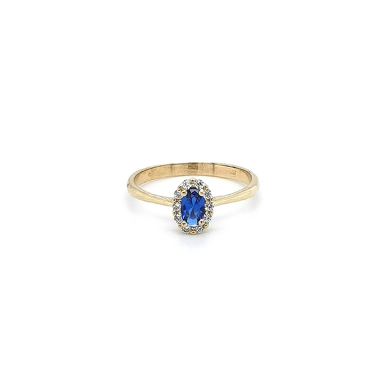 Goldener Ring mit Mordé-Stein