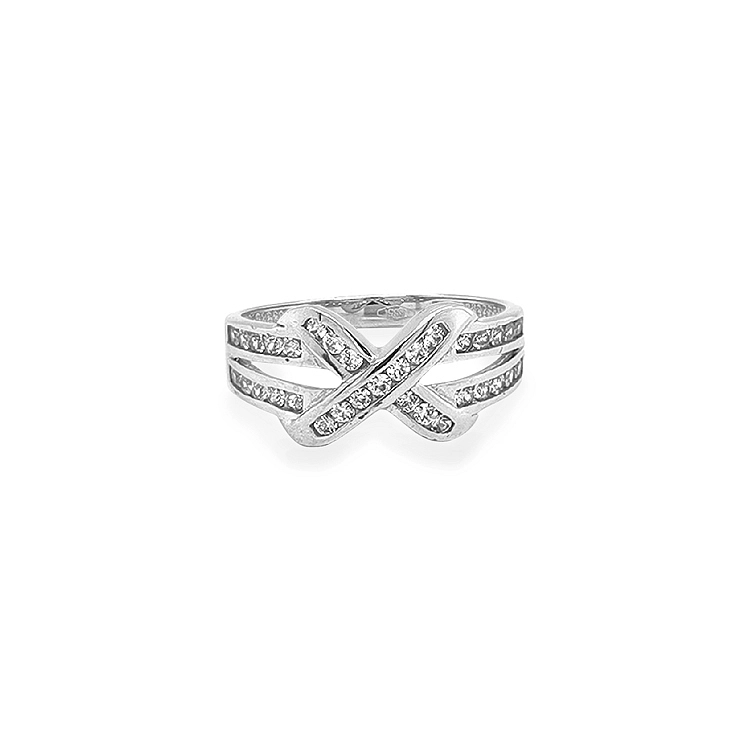 Goldring mit Zirkonen