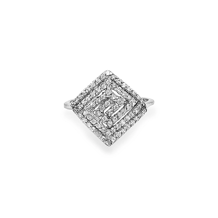 Goldring mit Zirkonen