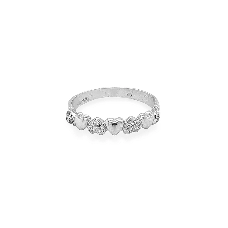 Goldring mit Zirkonen