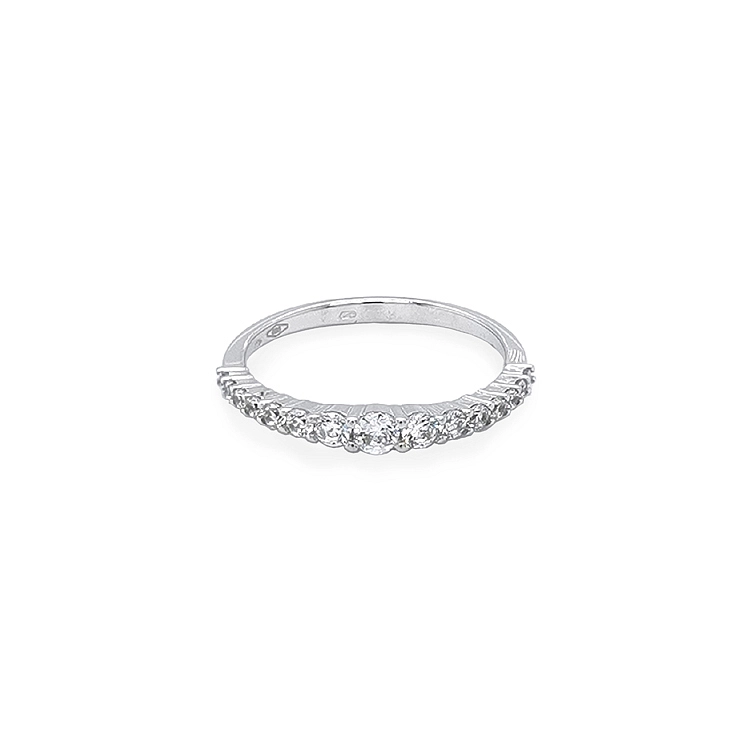 Goldring mit Zirkonen