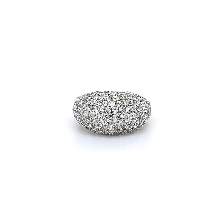 Goldring mit Zirkonen