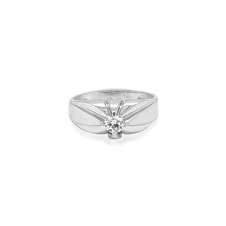 Goldring mit Zirkon