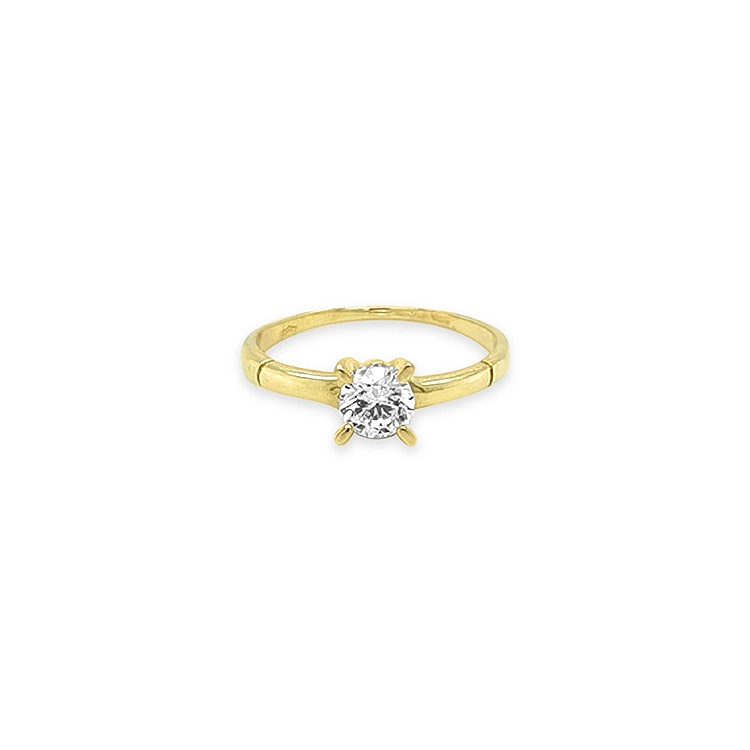 Verlobungsring mit kubischem Zirkon