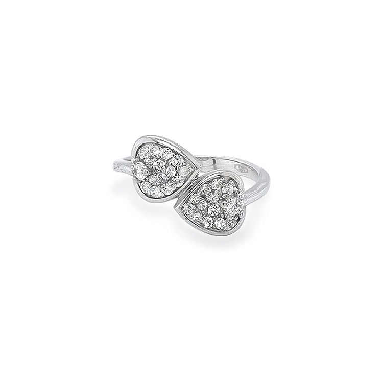 Goldring mit Zirkonen