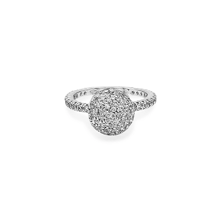 Goldring mit Zirkonen