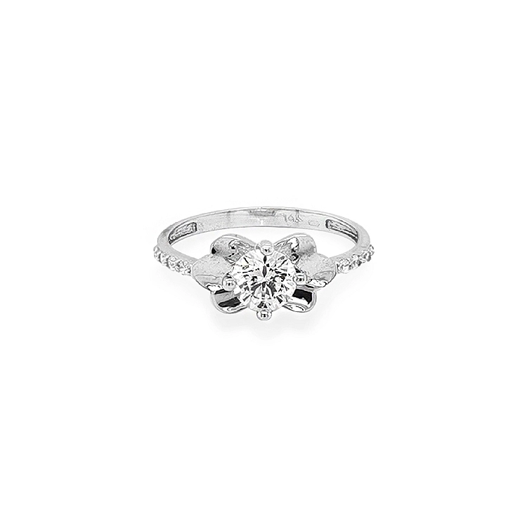 Goldring mit Zirkonen