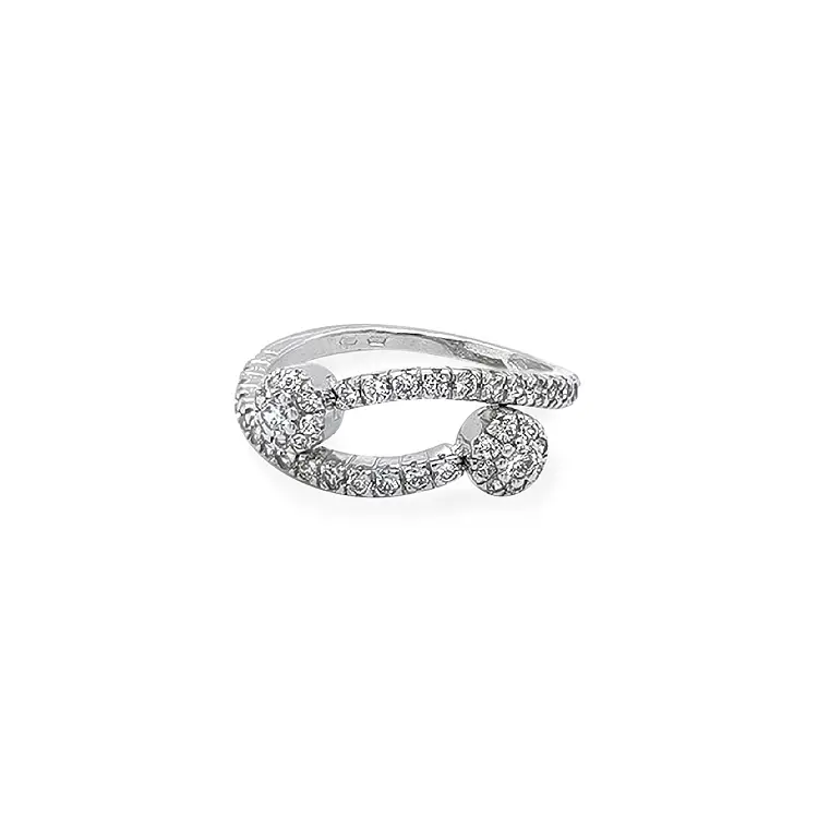 Goldring mit Zirkonen