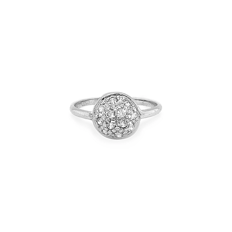 Goldring mit Zirkonen