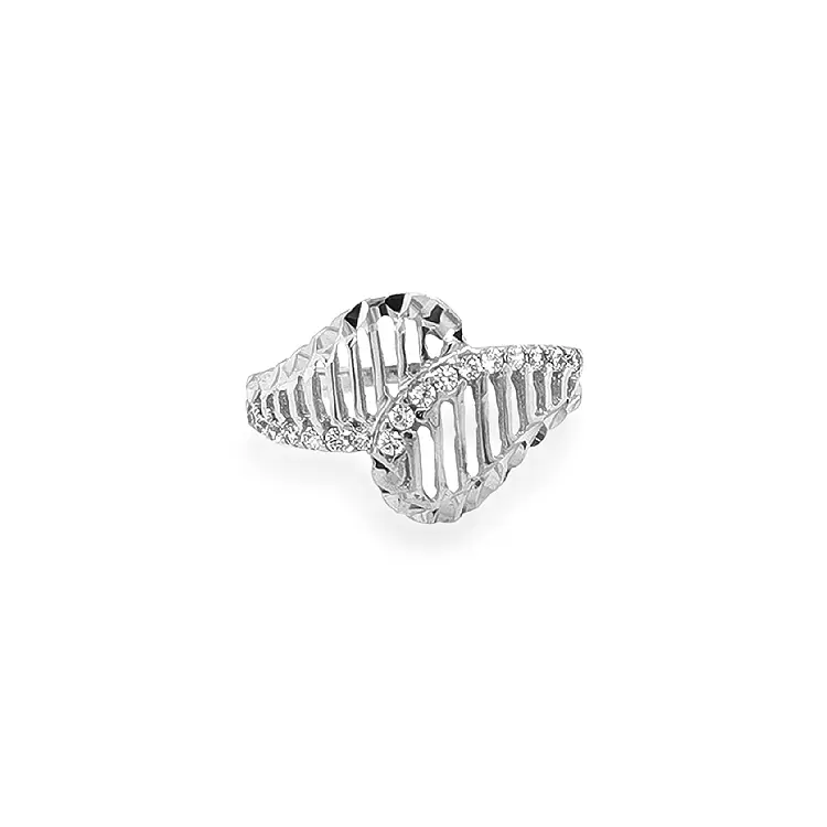 Goldring mit Zirkonen