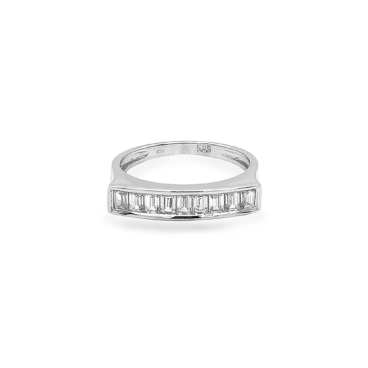 Goldring mit Zirkonen