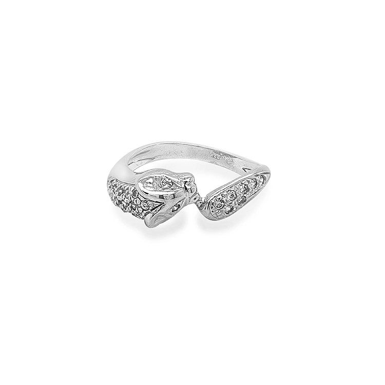 Goldring mit Zirkonen