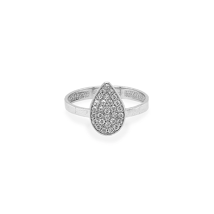 Goldring mit Zirkonen