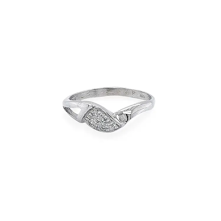 Goldring mit Zirkonen