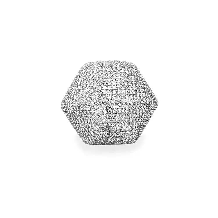 Goldring mit Zirkonen