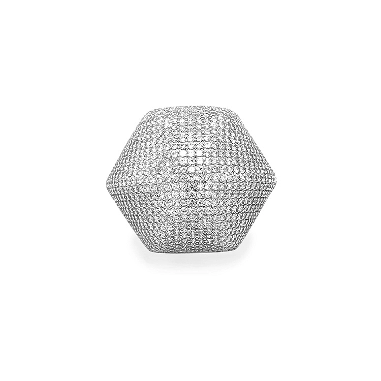 Goldring mit Zirkonen