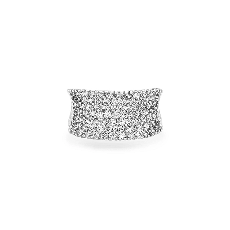 Goldring mit Zirkonen