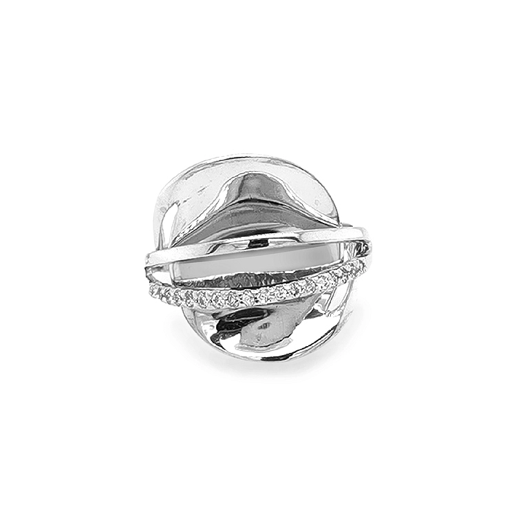Goldring mit Zirkonen