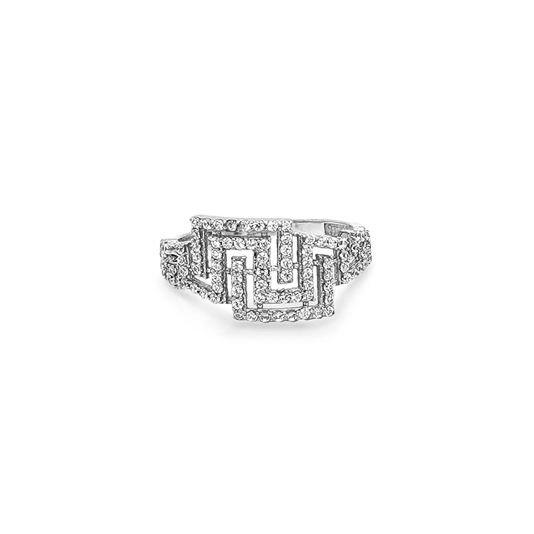Goldring mit Zirkonen
