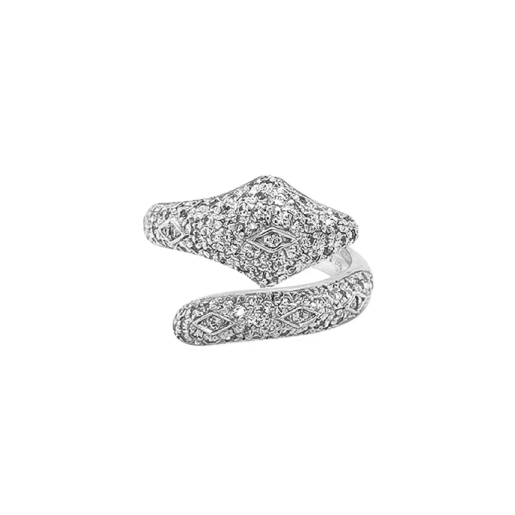 Goldring mit Zirkonen