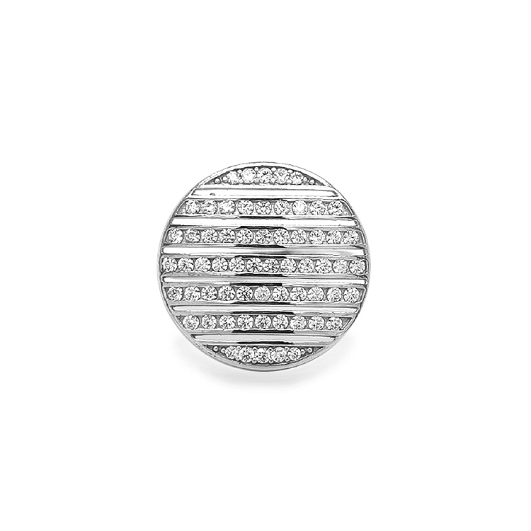 Goldring mit Zirkonen