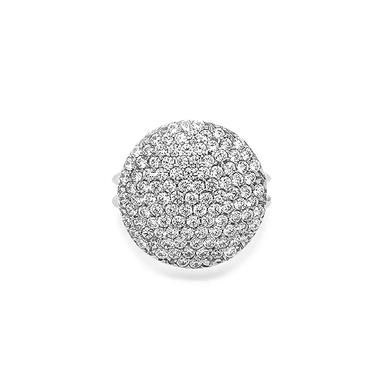 Goldring mit Zirkonen