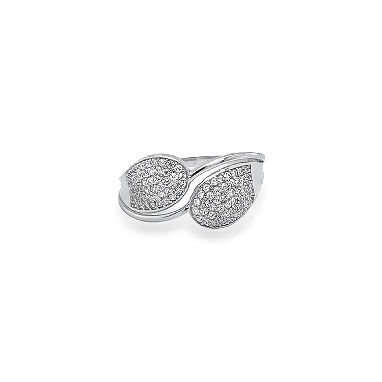 Goldring mit Zirkonen